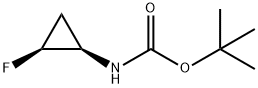 Carbamic acid, (2-fluorocyclopropyl)-, 1,1-dimethylethyl ester, cis- (9CI)