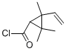 Cyclopropanecarbonyl chloride, 2-ethenyl-2,3,3-trimethyl- (9CI)