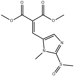 [[1-Methyl-2-(methylsulfinyl)-1H-imidazol-5-yl]methylene]propanedioic acid dimethyl ester