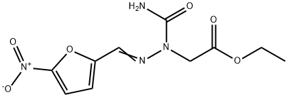 2-[1-Carbamoyl-2-(5-nitrofurfurylidene)hydrazino]acetic acid ethyl ester