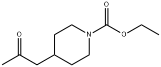 1-Piperidinecarboxylic acid, 4-(2-oxopropyl)-, ethyl ester
