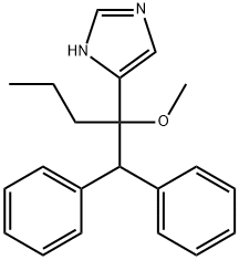 4-[1-(二苯基甲基)-1-甲氧基丁基]-1H-咪唑