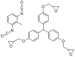 三(4-羟苯基)甲烷三缩水甘油醚2,6-甲苯亚基二异氰酸酯加合物
