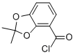 1,3-Benzodioxole-4-carbonyl chloride, 2,2-dimethyl- (9CI)