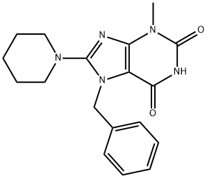 7-benzyl-3-methyl-8-(piperidin-1-yl)-3,7-dihydro-1H-purine-2,6-dione