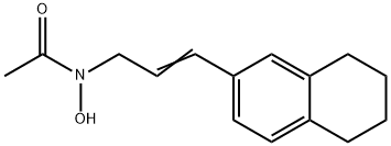 N-(3-(5,6,7,8-tetrahydro-2-naphthyl)prop-2-enyl)acetohydroxamic acid