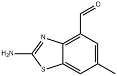 4-Benzothiazolecarboxaldehyde,2-amino-6-methyl-(9CI)