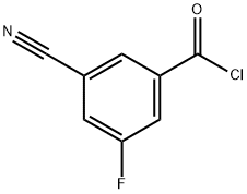 3-cyano-5-fluorobenzoyl chloride