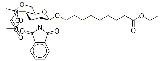 9-[[3,4,6-三-O-乙酰基-2-脱氧-2-(1,3-二氢-1,3-二氧代-2H-异吲哚-2-基)-BETA-D-吡喃葡萄糖基]氧基]壬酸乙酯
