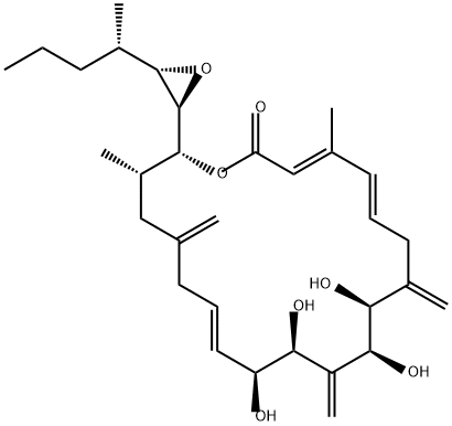 (3E,5E,9S,10S,12S,13S,14E,19S,20R)-4,19-Dimethyl-20-[(2R,3S)-3-[(1S)-1-methylbutyl]oxiranyl]-9,10,12,13-tetrahydroxy-8,11,17-tri(methylene)oxacycloicosa-3,5,14-triene-2-one