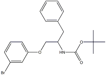 [1-BENZYL-2-(3-BROMO-PHENOXY)-ETHYL]-CARBAMIC ACID TERT-BUTYL ESTER