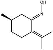 Cyclohexanone, 5-methyl-2-(1-methylethylidene)-, oxime, [R-(E)]- (9CI)