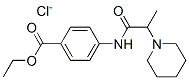 ethyl 4-[2-(3,4,5,6-tetrahydro-2H-pyridin-1-yl)propanoylamino]benzoate chloride