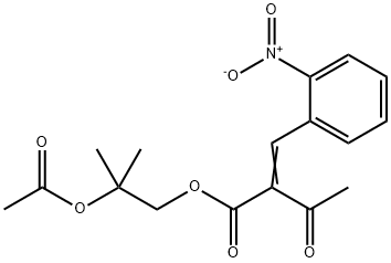 2-(2-Nitrobenzylidene)-3-oxobutanoic Acid, 2-Acetoxy-2-methylpropyl Ester
