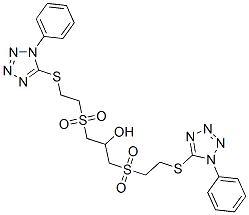 1,3-Bis[2-(1-phenyl-1H-tetrazol-5-ylthio)ethylsulfonyl]-2-propanol