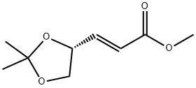 R-METHYL 3-(2,2-DIMETHYL 1,3-DIOXOLANE-4-YL)-TRANS-2-PROPENOATE