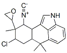 8-Chloro-2,6,6a,7,8,9,10,10a-octahydro-10-isocyano-6,6,9-trimethyl-9-oxiranylnaphth[1,2,3-cd]indole