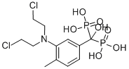 ((3-(bis(2-chloroethyl)amino)-4-methylphenyl)hydroxymethane)bisphosphonic acid