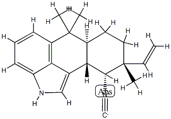 [6aS,(+)]-9α-Ethenyl-2,6,6aα,7,8,9,10,10aβ-octahydro-10α-isocyano-6,6,9-trimethylnaphtho[1,2,3-cd]indole