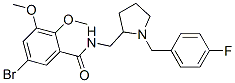 5-bromo-2,3-dimethoxy-N-((1-(4-fluorobenzyl)-2-pyrrolidinyl)methyl)benzamide