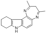 2,4-Dimethyl-3,8,9,10,11,12-hexahydro-(1,4)diazepino(2,3-a)carbazole