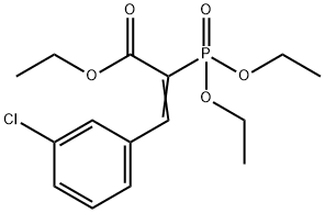 3-(3-Chlorophenyl)propenoic acid, 2-(diethoxyphosphinyl)- ethyl ester