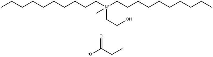 1-Decanaminium, N-decyl-N-(2-hydroxyethyl)-N-methyl-, propanoate (salt)