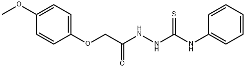 2-[2-(4-methoxyphenoxy)acetyl]-N-phenyl-1-hydrazinecarbothioamide