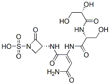 (E)-2-[N-[(2S)-2,3-Dihydroxy-1-oxopropyl]-D-serylamino]-N-[(3R)-2-oxo-1-sulfo-3-azetidinyl]-2-butenediamide