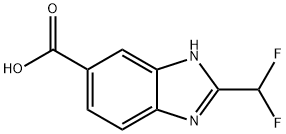 2-(二氟甲基)-1H-1,3-苯并二唑-5-羧酸