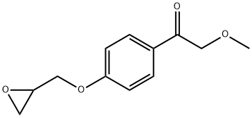 2-methoxy-1-[4-(oxiranylmethoxy)phenyl]ethanone