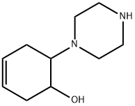 3-Cyclohexen-1-ol,6-(1-piperazinyl)-(9CI)
