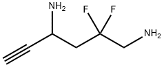 2,2-difluoro-5-hexyne-1,4-diamine