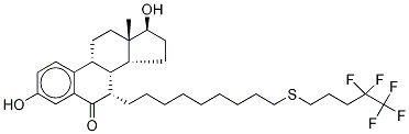 (7α,17β)-3,17-Dihydroxy-7-[9-[(4,4,5,5,5-pentafluoropentyl)thio]nonyl]-estra-1,3,5(10)-trien-6-one