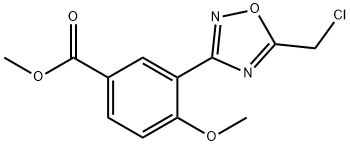 3-(5-(氯甲基)-1,2,4-噁二唑-3-基)-4-甲氧基苯甲酸甲酯