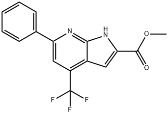 Methyl 6-phenyl-4-(trifluoromethyl)-1H-pyrrolo[2,3-b]pyridine-2-carboxylate