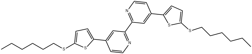 4,4'-双[5-(己硫基)-2-噻吩基]-2,2'-联吡啶