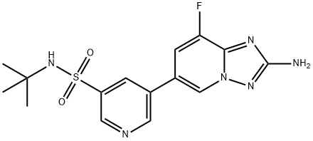 5-(2-氨基-8-氟[1,2,4]三唑并[1,5-A]吡啶-6-基)-N-(叔丁基)-3-吡啶磺酰胺