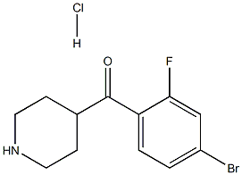 4-(4-溴-2-氟苯甲酰基)哌啶,盐酸