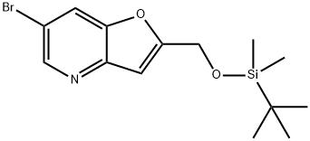 6-Bromo-2-((tert-butyldimethylsilyloxy)methyl)-furo[3,2-b]pyridine