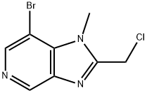 7-BROMO-2-(CHLOROMETHYL)-1-METHYL-1H-IMIDAZO[4,5-C]PYRIDINE