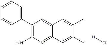 2-Amino-6,7-dimethyl-3-phenylquinoline hydrochloride