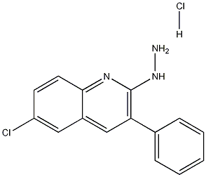 6-Chloro-2-hydrazino-3-phenylquinoline hydrochloride