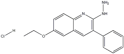 2-Hydrazino-6-ethoxy-3-phenylquinoline hydrochloride