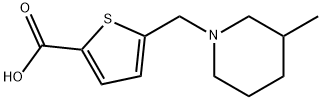 5-[(3-methylpiperidin-1-yl)methyl]thiophene-2-carboxylic acid