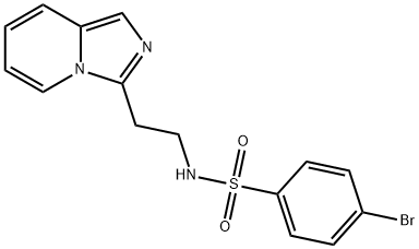 4-bromo-N-[2-(imidazo[1,5-a]pyridin-3-yl)ethyl]benzenesulfonamide