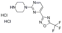 2-哌嗪-1-基-4-[5-(三氟甲基)-1,2,4-恶二唑-3-基]嘧啶二盐酸盐