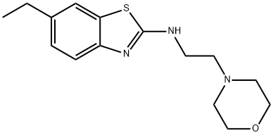 6-ETHYL-N-(2-MORPHOLIN-4-YLETHYL)-1,3-BENZOTHIAZOL-2-AMINE