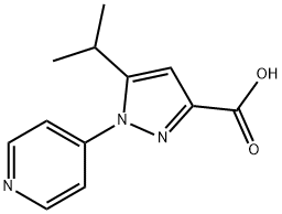 5-(丙-2-基)-1-(吡啶-4-基)-1H-吡唑-3-羧酸