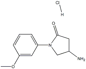 4-氨基-1-(3-甲氧基苯基)吡咯烷-2-酮盐酸盐